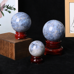 Wholesale High Quality <b>Crystal</b> Healing Stone Blue Opal Sphere <b>Crystal</b> <b>Ball</b> for Home Decoration - Product Image 5
