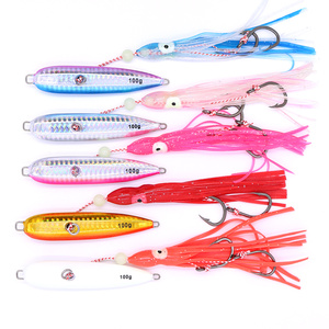 Inchiku Câu Cá Jig Squid Lures 40 Gam 60 Gam 80 Gam 100 Gam 120 Gam 150 Gam 180 Gam 200 Gam Dưới Tàu Chậm Cắt Chuyển Lures Chậm Pitch Chì Kim Loại Jig - Product Image 1