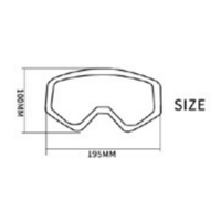 Masque de ski OTG à double lentille anti-buée, double courbure, pour hommes et femmes, coupe-vent, protection UV400, OEM, neuf