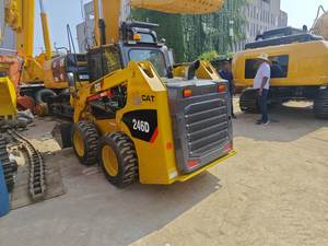 Mini-chargeuses compactes d'occasion Caterpillar CAT246D à bas prix avec fonctionnement parfait, chargeuses rétrocaveuses d'occasion Cat246c 246D en vente - Product Image 2