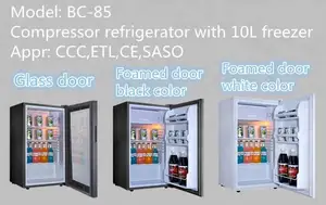 HOMESUN custom 85l compressore raffreddamento elettricità sbrinamento automatico mini frigorifero per uso alberghiero