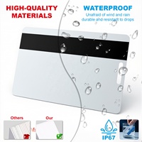Tarjetas de PVC Inteligentes Programables de 1K 13.56MHz Fudan RFID para Hotel, Control de Acceso, Mini Etiquetas Impermeables