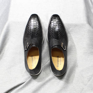 جديد الخريف الراهب حزام جلد عارضة أحذية الرجال المصنوعة يدويا نمط شبه رسمي أحذية العمل المخصصة - Product Image 5