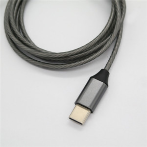 Câble audio pour casque Bose 3,5 mm à 2,5 mm pour Qc25 Qc35, motif torsadé noir - Product Image 2