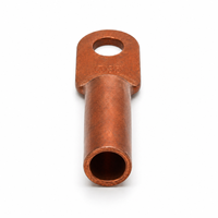Cosses annulaires en cuivre série DT T2, plaquées étain, 600V, pour connexion par sertissage de câbles électriques