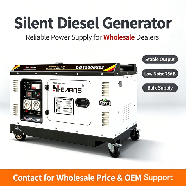 10KW 12KW 16KW Three-phase Diesel Generators Portable Outdoor Silent Diesel Engine Generator Generator