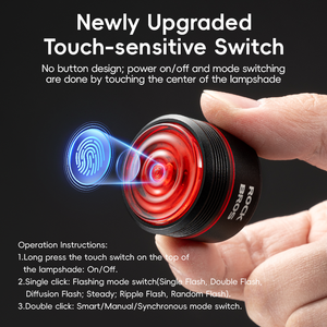 <span class=keywords><strong>ROCKBROS</strong></span> su geçirmez USB şarj edilebilir LED lamba bisiklet kuyruk işık şarj için akıllı taşınabilir bisiklet arka işık bisiklet - Product Image 2