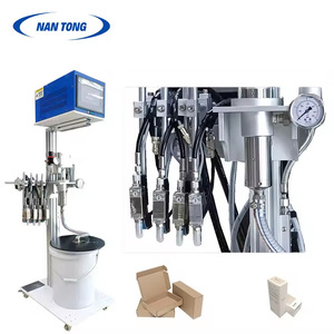 Máquina de recubrimiento de cartón con pulverizador de pegamento en frío Nantong 1330x610x500mm para el encolado de cajas, fácil operación - Product Image 2