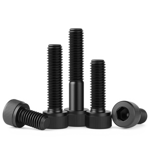 สกรูหัวหกเหลี่ยมเกรด 12.9 สีดำ M3-M12 เกลียวเต็มตัว ความแข็งแรงสูง - Product Image 2
