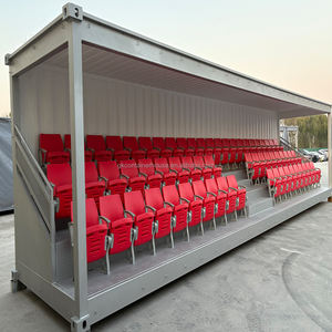 Gradins modulaires à <span class=keywords><strong>deux</strong></span> <span class=keywords><strong>niveaux</strong></span> avec <span class=keywords><strong>escalier</strong></span> extérieur - Product Image 4