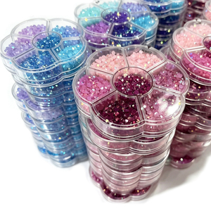 <span class=keywords><strong>Strass</strong></span> en résine gelée à dos plat 3mm, 7 couleurs, pour nail art, décoration de gobelets, artisanat, Noël et fêtes, faible MOQ, expédition rapide - Product Image 5