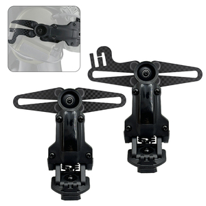 Adaptateur de support tactique pour casque à réduction de bruit <span class=keywords><strong>COMTAC</strong></span> II III pour prise de vue en fibre de carbone - Product Image 1