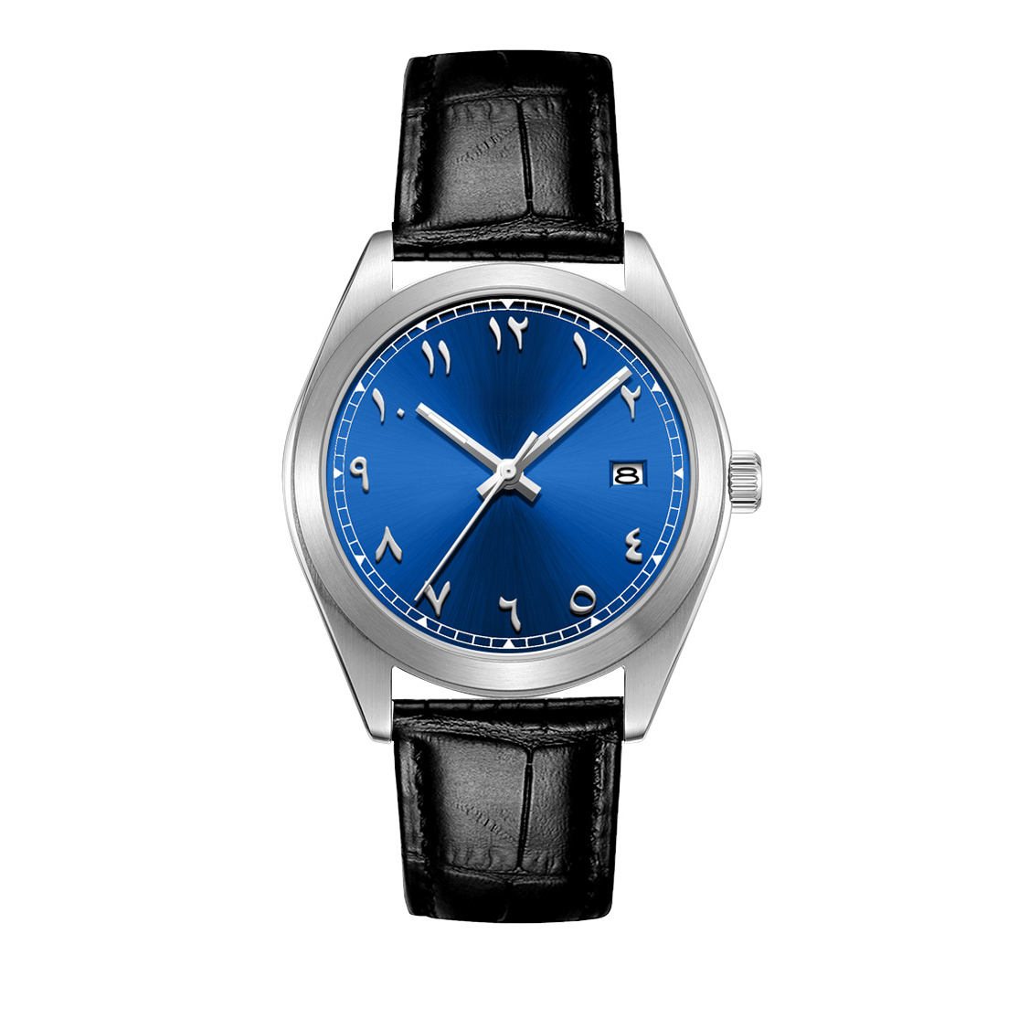 Blue Leather Strap