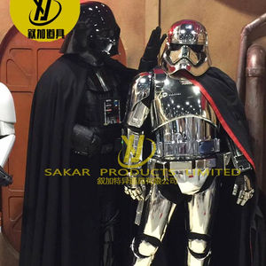 Costume de soldat <span class=keywords><strong>blanc</strong></span> <span class=keywords><strong>Star</strong></span> <span class=keywords><strong>Wars</strong></span> grandeur nature homme Cosplay Tony Stark Statue adulte Cosplay jouets Robot prix - Product Image 3