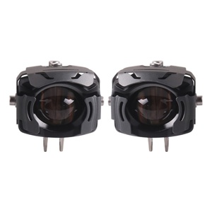 Yellow+White Sanvi New Type Dual Color LED <b>Spotlight</b> Car Motorcycle Bike Lighting System - Product Image 4