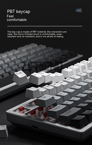 For Full Size 94-Key Hot Swappable Outemu Blue Red Switches Keycaps Mechanical <b>Keyboard</b> RGB Backlit for 90% <b>Keyboard</b> for - Product Image 3