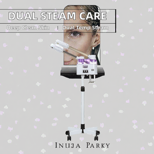 Appareil de soin du visage à vapeur, pulvérisateur à double tête chaud et froid, renouvellement de la peau, rafraîchissement, brume faciale, <span class=keywords><strong>machine</strong></span> de beauté à vapeur - Product Image 6