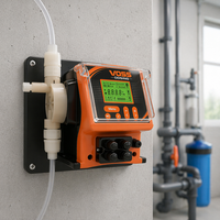 Bomba Dosificadora Química de Diafragma con Motor Paso a Paso de 30L/H, PVDF, Digital, RS485, Modbus, Compacta, para Transferencia de Líquidos, Industrial, OEM