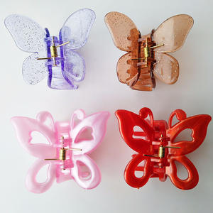 Pince à cheveux papillon, pack multicolore assorti, accessoire capillaire de vendeur ambulant de grand magasin à un yuan, petite marchandise de Yiwu - Product Image 4