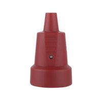 Eu IP20 16A 250V PVC Prise Extension Rouge et Noir Rewireable Couplage Prise Connecteur 16A Courant Nominal Prise