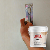 Revêtement mural en microciment vintage, aspect ciment texturé, haute résistance, durcissement rapide, pour espaces intérieurs