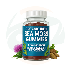Органические жевательные конфеты из морских водорослей для взрослых под собственной торговой маркой фабрики, натуральные, с ирландским морским спорогеном и лопухом, веганские, полезные травяные добавки - Product Image 1