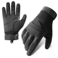 Gants tactiques pour hommes à doigts entiers Z187 - Essentiels pour la conduite hivernale, les sports de plein air, écran tactile, protection anti-coupure, cuir tendance