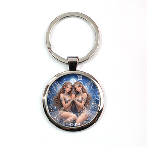 Llaveros de Aleación de Zinc con los 12 Signos del Zodíaco, Venta al Por Mayor, Personalizables, Horóscopo, Astrología, Diosa, para Tiendas de Regalos - Product Image 4