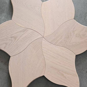 Parquet en <span class=keywords><strong>bois</strong></span> d'ingénierie en chêne européen, forme de fleur, parquet en <span class=keywords><strong>bois</strong></span> de chêne - Product Image 1