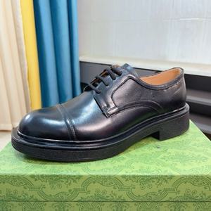 Zapatos Oxford Retro Casuales de Negocios con Cordones y Parte Superior de Malla Flexible Antideslizante - Product Image 2