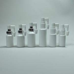 Capsules d'aérosol en HDPE de qualité médicale 10ml 15ml 20ml 30ml Snap on White Ear Throat <span class=keywords><strong>Spray</strong></span> Bottle Actor Dental <span class=keywords><strong>Spray</strong></span> Bottle - Product Image 1