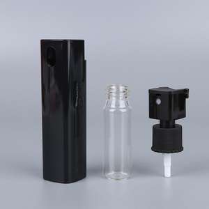 MUB toplu mevcut 10ml siyah çekmece dolum su şişesi plastik kabuk parfüm cam tüp şişe - Product Image 6