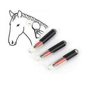 Fdx-b Rfid Animal Identification Implant Verre Tag 2.12x12 1.4x8 1.25x7mm Rfid Capsule Tag Em4305 Microchip pour Animal - Product Image 1