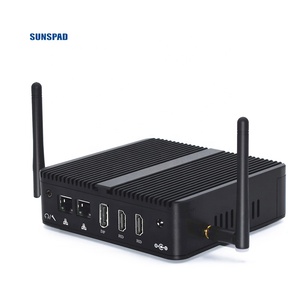 Mini PC sans ventilateur J4125 J6412 N5095 Processeur Elkhart Lake 11e génération Mini PC industriel de jeu Double LAN 1000 Mbps Windows 11 SSD Réparation - Product Image 4