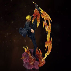 Figuras De Ones Pieced WF <span class=keywords><strong>Vinsmoke</strong></span> <span class=keywords><strong>Sanji</strong></span> Chapeau De Paille Groupe Démon Vent Pieds 3 Modèle Principal Jouets Action Figure Ornements - Product Image 3
