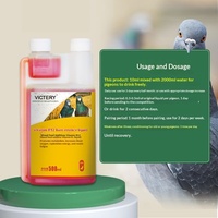 Sérum hépatique à la vitamine B12 pour pigeon, stimulant énergétique avant la course, récupération après la course, complément nutritionnel, soulage la fatigue, 500 ml/flacon