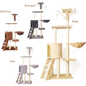 Mehrstöckiger Stabiler Großer Umweltfreundlicher Sisal-Katzenbaum Lustiges Spielzeug Katzenhaus Katzenmöbel für den Innenbereich Maßgefertigte Größen - Product Image 6