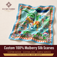 Écharpe en soie de mûrier 100% jacquard géométrique à pois, tissée, douce pour la peau, 65x65 cm pour femmes
