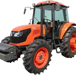 Tractor Kubota usado de 85HP, tractor agrícola compacto usado, tractor agrícola opcional con aire acondicionado
