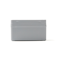 Boîtier de jonction électrique en ABS IP65 95*65*55 AG compact, étanche, avec trou ouvert, vis, certifié CE ROHS, pour intérieur