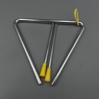 6 Inch Triangle Musical Instrument Hand Orff Percussion Instrument for Children