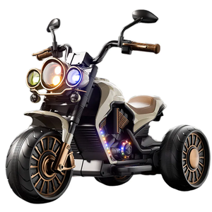 儿童骑电动摩托车玩具15岁儿童遥控塑料玩具摩托车批发 - Product Image 1