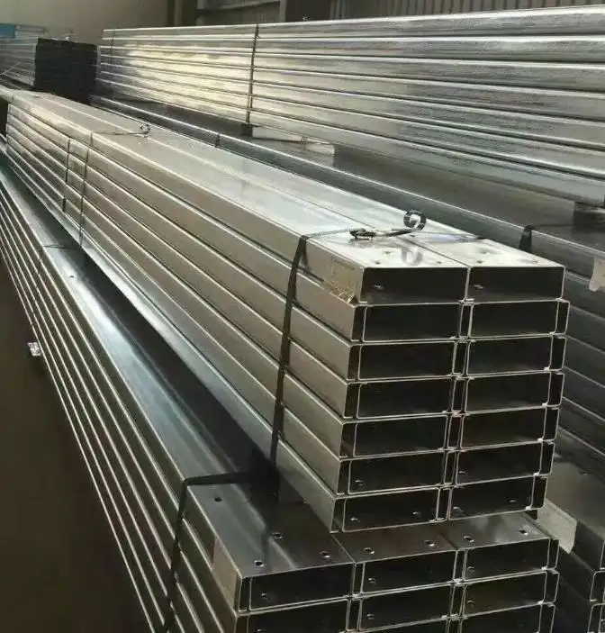 C Profile C Section Steel Profile Cold Rolling Bend Cold Formed Steel Purlin Galvanized C Steel Channel