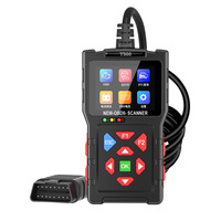 Probador automotriz T300 OBD2, componentes electrónicos, instrumento de diagnóstico de fallas con escáner de batería