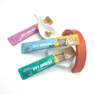 Golosinas para Mascotas con Sabor a Salmón, Atún y Pollo, en Barra Exprimible, Snacks Cremosos para Gatos, Barra de Golosinas para Gatos de 15g, Golosinas Lamibles para Gatos - Product Image 4