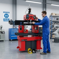 Machine à alésage de soupapes LD180D pour la réparation et la reconstruction de culasses de moteurs automobiles