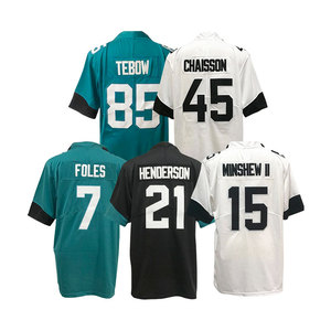 Nuove Maglie da Football Americano 2025 Cucite: 12 Travis Hunter, 16 Trevor Lawrence, 1 Etienne Jr, 44 Walker, 85 Tebow, 15 Minshew II - Product Image 4