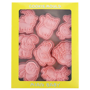 Moule à biscuits 3 en 1, 24 pièces, <span class=keywords><strong>animaux</strong></span> <span class=keywords><strong>de</strong></span> <span class=keywords><strong>la</strong></span> <span class=keywords><strong>ferme</strong></span> <span class=keywords><strong>de</strong></span> dessin animé, moule à pâte à sucre, moule à pâtisserie 3D, <span class=keywords><strong>emporte</strong></span>-pièce 3D - Product Image 5