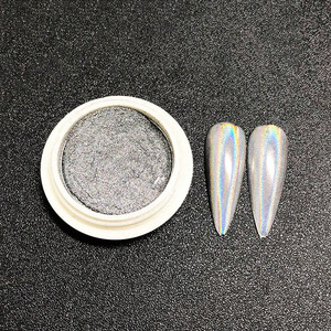 Poudre <span class=keywords><strong>miroir</strong></span> chromée pour nail art <span class=keywords><strong>effet</strong></span> caméléon ultra brillant 19 couleurs, pigment <span class=keywords><strong>effet</strong></span> <span class=keywords><strong>miroir</strong></span> magique métallique pour ongles en gel UV - Product Image 6