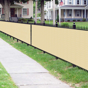 Màu be ban công kính chắn gió hàng rào màn hình lưới bóng râm buồm/Logo xây dựng sự riêng tư hàng rào màn hình lưới - Product Image 6